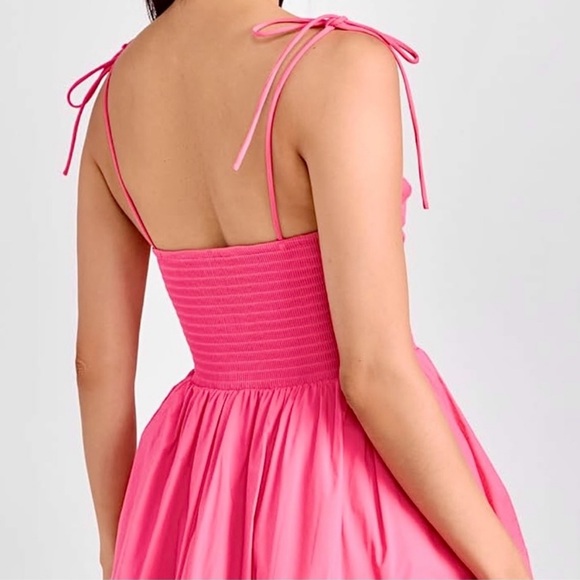 STAUD Landry Mini Dress in Plumeria Sz XS - Picture 2 of 11